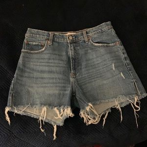 Abercrombie High Rise Mom Shorts
